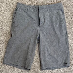 O'Neill Men's Charcoal Flat Front Shorts